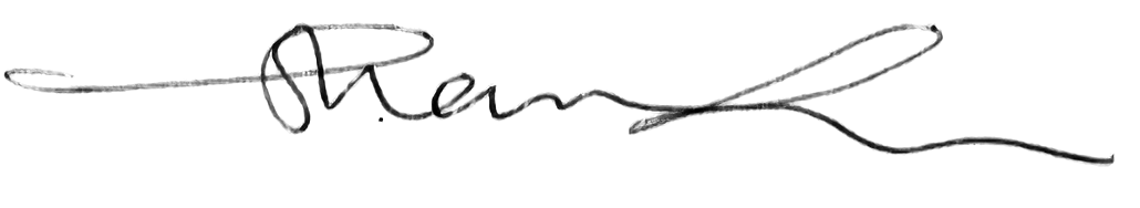 Sharon Lewin's signature